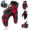 Novelty - 1 Pair Riding Tribe Touch Screen Motorcycle Gloves, Full Finger Hard Knuckle Safety Gloves Motos Luvas Motocross Protective Gear Racing Gloves