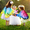 Sensuality Emporium - Halloween Children's Cartoon Butterfly Wings Mask Little Princess Back Decoration, Costume Performance Props Kindergarten Line Up Performance Performance