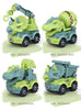 oh my god - Children's Construction Toy Dinosaur Engineering Car Fire Truck Screw Build And Take Educational Toy Diy Dinosaurs Car Boy Gift