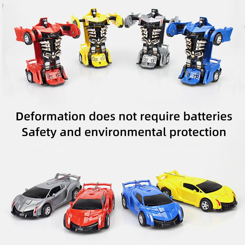 oh my god - New One-key Deformation Car Toys Automatic Transform Robot Plastic Model Car Funny Diecasts Toy Boys Amazing Gifts Kid Toy