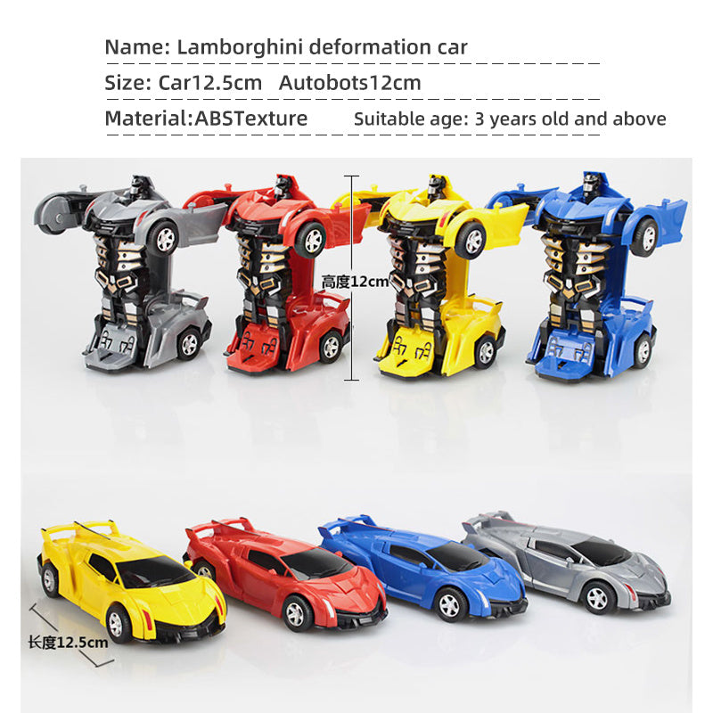 oh my god - New One-key Deformation Car Toys Automatic Transform Robot Plastic Model Car Funny Diecasts Toy Boys Amazing Gifts Kid Toy
