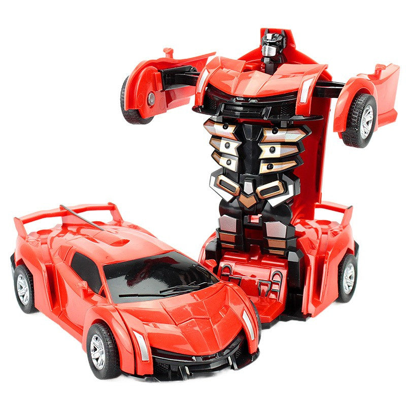 oh my god - New One-key Deformation Car Toys Automatic Transform Robot Plastic Model Car Funny Diecasts Toy Boys Amazing Gifts Kid Toy