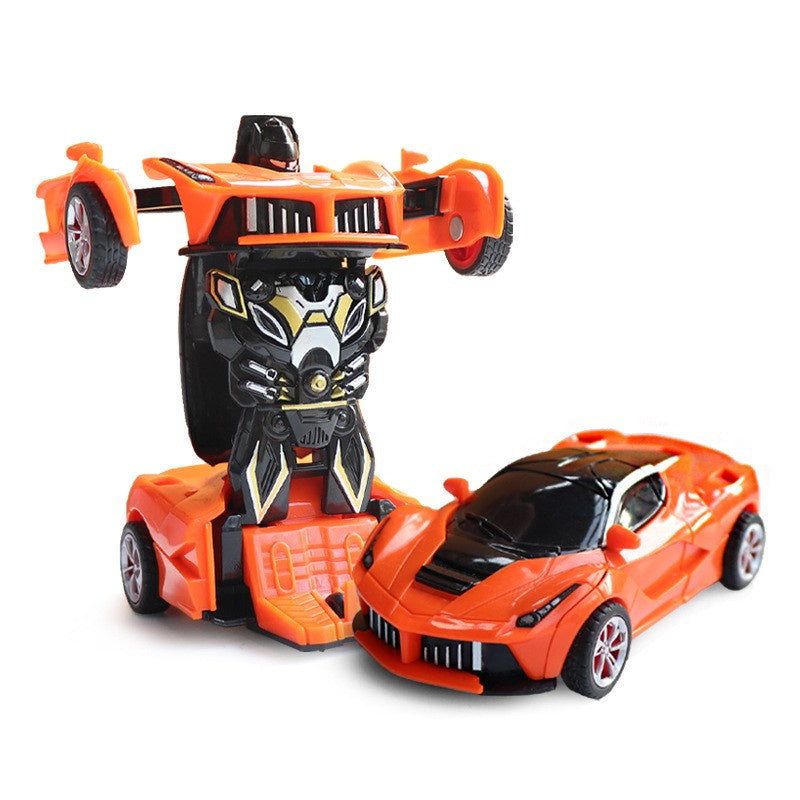 oh my god - New One-key Deformation Car Toys Automatic Transform Robot Plastic Model Car Funny Diecasts Toy Boys Amazing Gifts Kid Toy