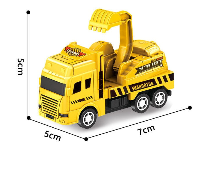 oh my god - Factory Wholesale Educational Children's Toy Warrior Engineering Vehicle Model Four Mini Cars