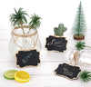 Department Store - 2pcs Office Use Message Business Wooden Small Blackboard Crafts Decoration Hanging Sign