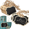 Department Store - 2pcs Office Use Message Business Wooden Small Blackboard Crafts Decoration Hanging Sign
