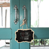 Department Store - 2pcs Office Use Message Business Wooden Small Blackboard Crafts Decoration Hanging Sign