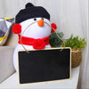 Department Store - 1pc Hanging Wooden Graffiti Blackboard Display Board Size 11.81-7.87 Inch