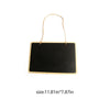 Department Store - 1pc Hanging Wooden Graffiti Blackboard Display Board Size 11.81-7.87 Inch
