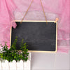 Department Store - 1pc Hanging Wooden Graffiti Blackboard Display Board Size 11.81-7.87 Inch