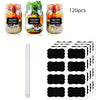 Department Store - 120pcs Chalkboard Labels With Chalk Pen , Waterproof Removable Blackboard Stickers, Chalk Label Stickers For Home Kitchen Supplies