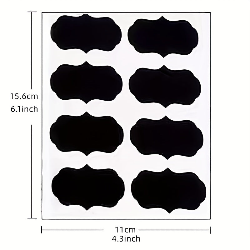 Department Store - 120pcs Chalkboard Labels With Chalk Pen , Waterproof Removable Blackboard Stickers, Chalk Label Stickers For Home Kitchen Supplies