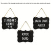 Department Store - 1pc DIY Black Acrylic Blank Desktop Blackboard Home Creativity Hanging Message Board Door Sign