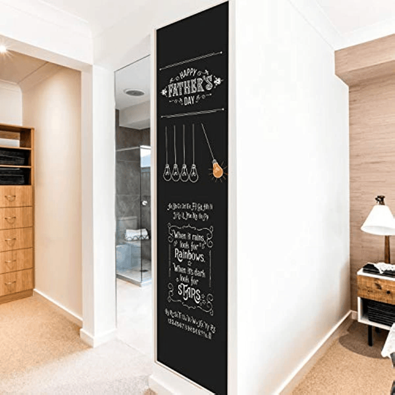 Department Store - 1pc Chalkboard Wall Sticker, Wall Decal, Blackboard Wallpaper, Large Chalkboard Contact Paper Roll, KDG Self Adhesive DIY Reusable Erasable Chalkboard Stickers