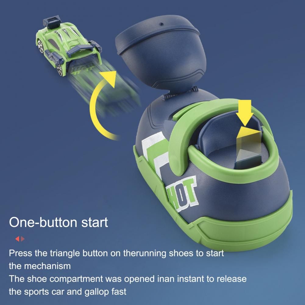 oh my god - Catapult running shoes children's toy car catapult car set competitive toy racing car
