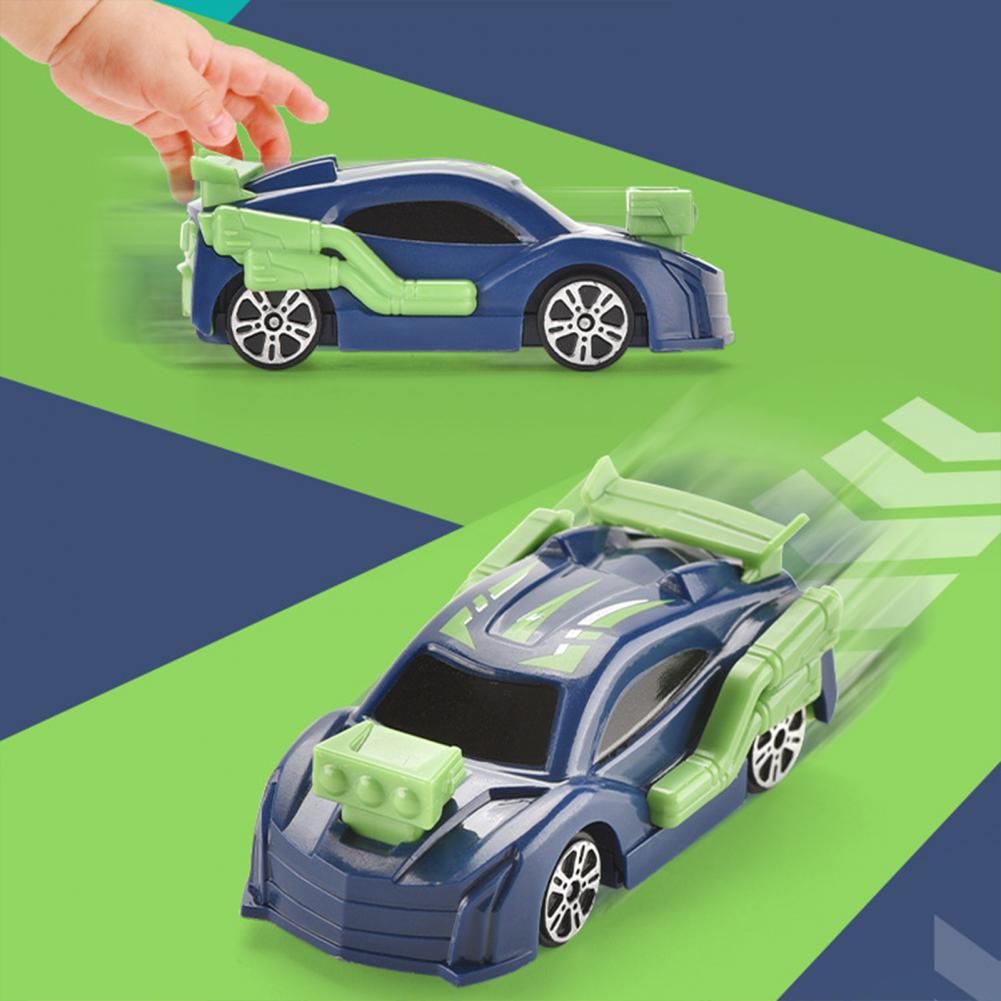 oh my god - Catapult running shoes children's toy car catapult car set competitive toy racing car