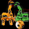 oh my god - 2 in 1 automatic crash deformation inertial dinosaur engineering vehicle brachiosaurus excavator collision transforming car toy