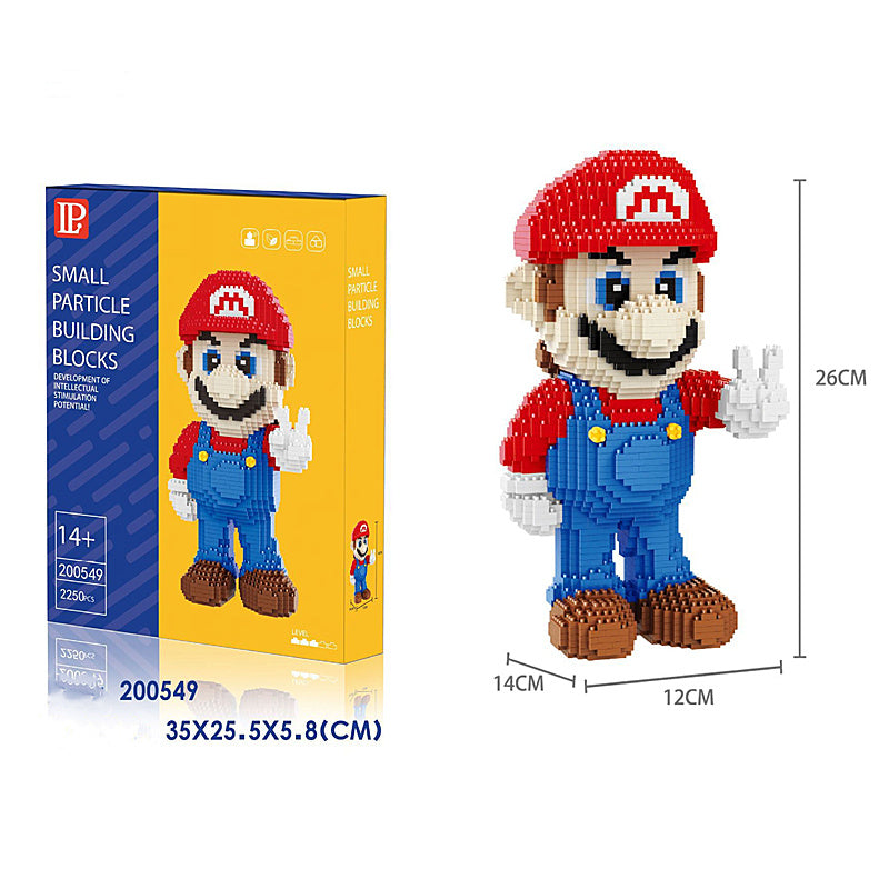 Department Store - Disney Series Building Blocks Hero Cartoon Character Spider-Man Assembled Decompression Model Ornaments Stitch Assembly Toys