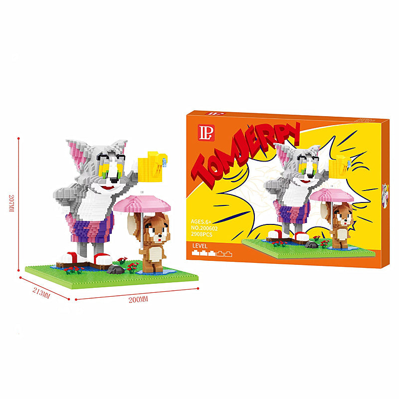 Department Store - Disney Series Building Blocks Hero Cartoon Character Spider-Man Assembled Decompression Model Ornaments Stitch Assembly Toys