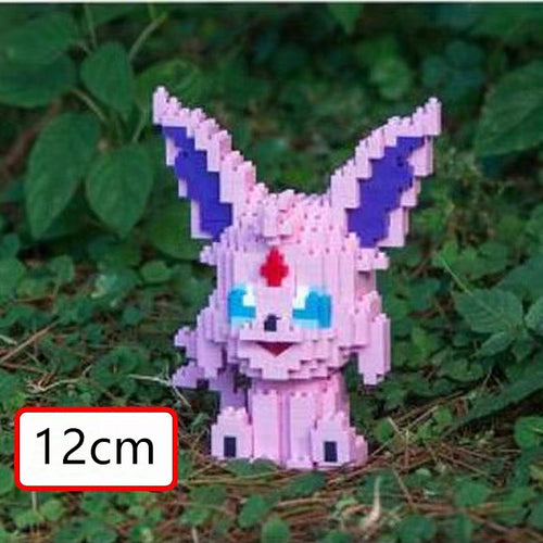 Department Store - Micro-Particle Building Bblocks Elf PokÃ©mon Eevee Family Doll Mmini Assembled Building Blocks Toys Parent-child Teaching Game