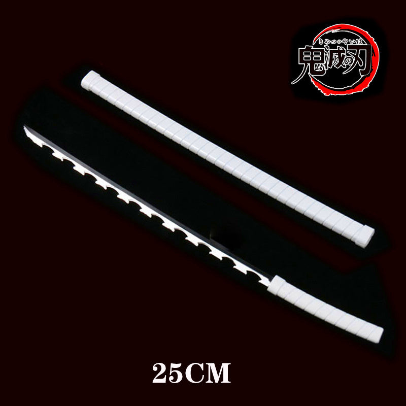 Department Store - Kimetsu no Yaiba Sword Weapon Demon Slayer Satoman Tanjiro Cosplay Sword 1:1 Anime Ninja Knife Wood 25cm Katana Prop