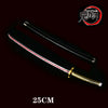 Department Store - Kimetsu no Yaiba Sword Weapon Demon Slayer Satoman Tanjiro Cosplay Sword 1:1 Anime Ninja Knife Wood 25cm Katana Prop