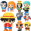 Department Store - One Piece Miniature Small Particle Building Blocks Assembled Toys Creative Luffy Joe Ba Sorong Jigsaw Toys