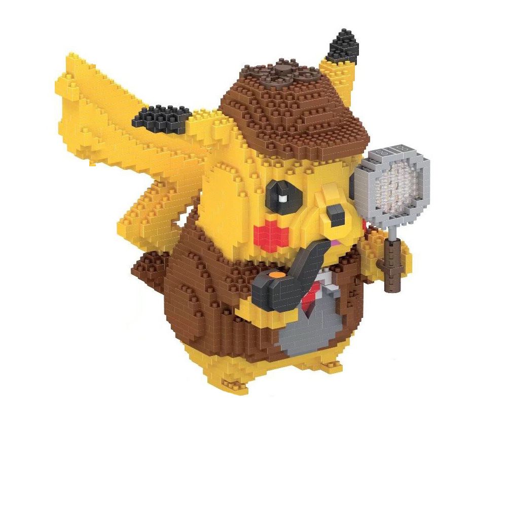 Department Store - PokÃ©mon Anime Cartoon Model Decoration Mini Diamond Particle Building Blocks Pikachu Building Blocks Assembled Educational Toys