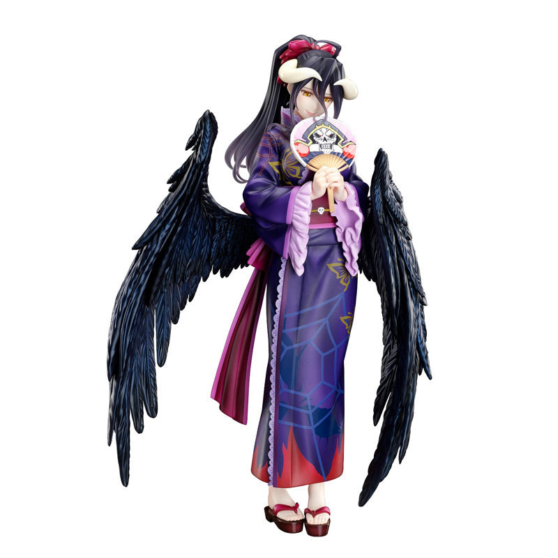 Department Store - 27cm Overlord Albedo So-Bin Anime Character Overlord III Albedo Action Figure Albedo Little Devil Pillow Sitting Swimsuit Albedo