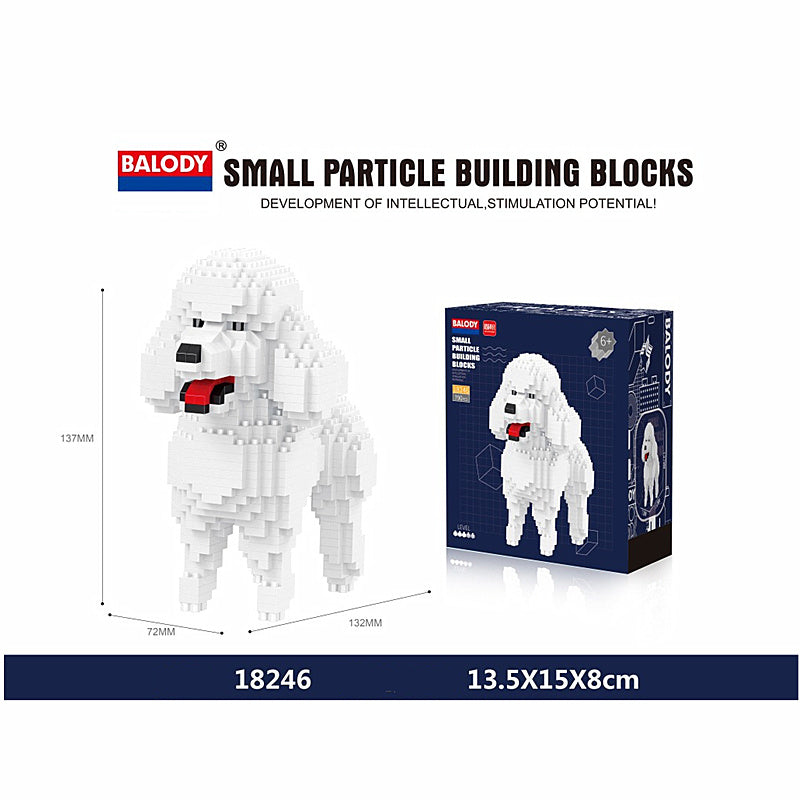 Department Store - Cartoon Dog Building Blocks Mini Dachshund Poodle Doberman Model Children's Toy Gift Dog Pet Building Blocks