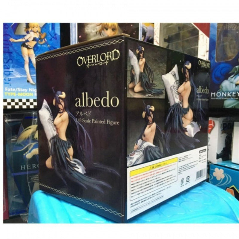 Department Store - 27cm Overlord Albedo So-Bin Anime Character Overlord III Albedo Action Figure Albedo Little Devil Pillow Sitting Swimsuit Albedo
