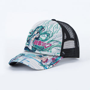 Department Store - Anime Hat Naruto Luffy Demon Slayer Tanjiro Hat Student Men And Women Hip-hop Baseball Cap Sun Hat Trucker Hat