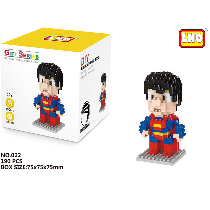 Department Store - Disney Block Cartoon Anime Marvel Avengers Superhero Iron Man Captain America Spider Toy DIY Building Bouwstenen Speelgoed