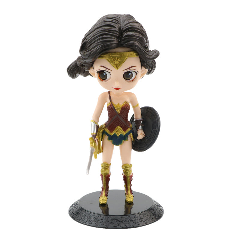 Department Store - Q Version Of Marvel Superhero Princess Aisha Ann; Harley Quinn And "Supergirl And Catwoman" Action Doll Home Decoration Gifts