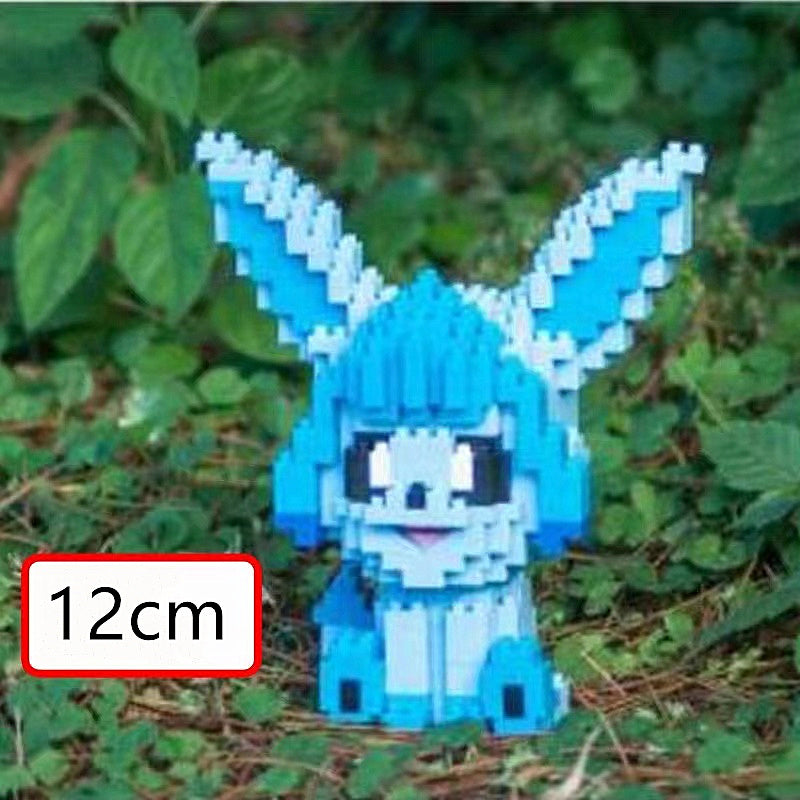 Department Store - Micro-Particle Building Bblocks Elf PokÃ©mon Eevee Family Doll Mmini Assembled Building Blocks Toys Parent-child Teaching Game