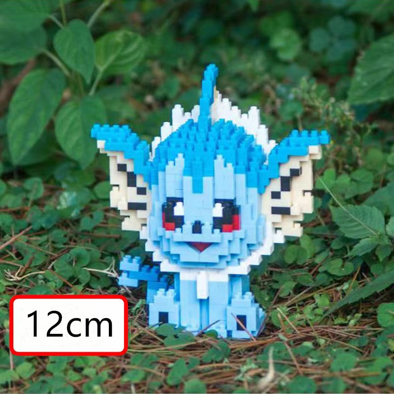 Department Store - Micro-Particle Building Bblocks Elf PokÃ©mon Eevee Family Doll Mmini Assembled Building Blocks Toys Parent-child Teaching Game