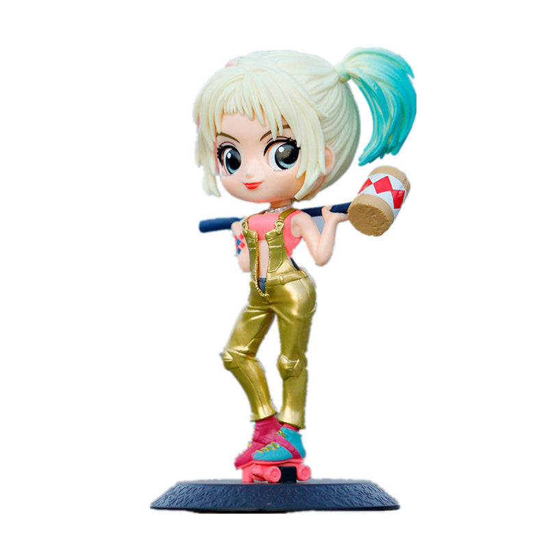 Department Store - Q Version Of Marvel Superhero Princess Aisha Ann; Harley Quinn And "Supergirl And Catwoman" Action Doll Home Decoration Gifts