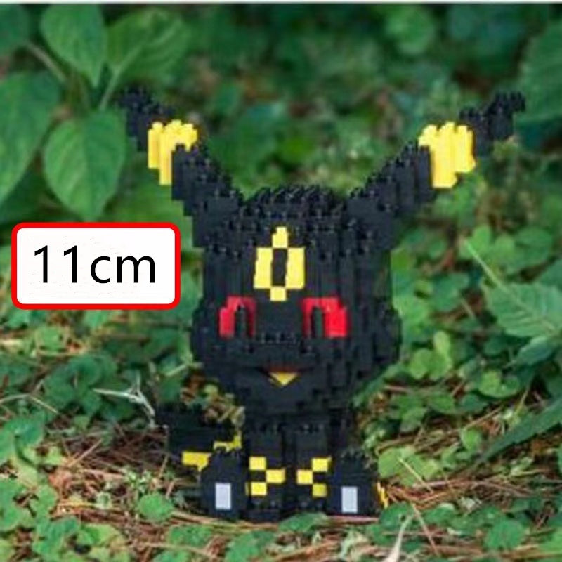 Department Store - Micro-Particle Building Bblocks Elf PokÃ©mon Eevee Family Doll Mmini Assembled Building Blocks Toys Parent-child Teaching Game