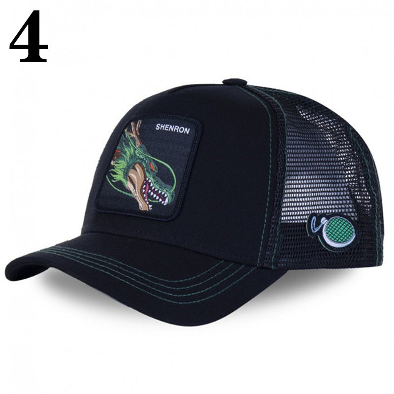 Department Store - Dragon Ball Naruto 41 All Styles Buckle Back Cotton Baseball Cap Men's Women's Hip Hop Dad Hat Trucker Mesh Cap