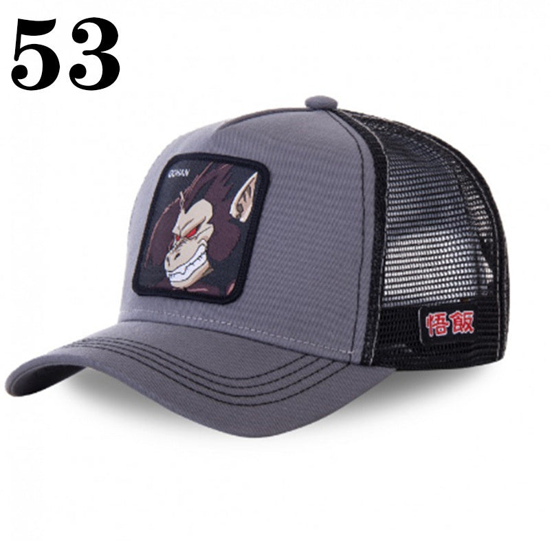 Department Store - Dragon Ball Naruto 41 All Styles Buckle Back Cotton Baseball Cap Men's Women's Hip Hop Dad Hat Trucker Mesh Cap