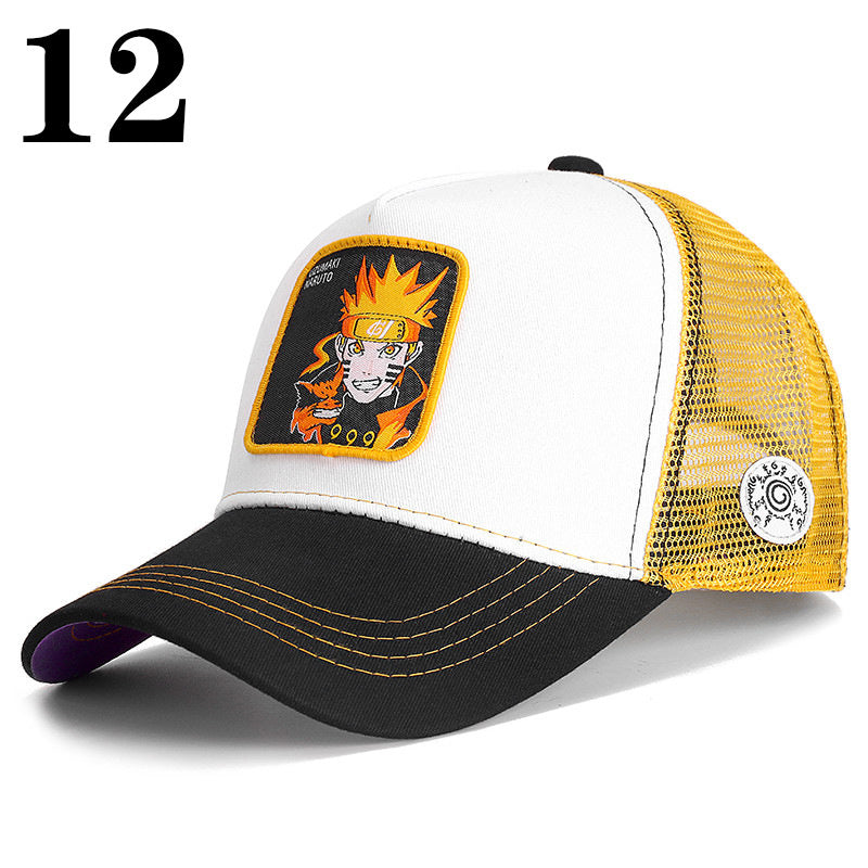 Department Store - Dragon Ball Naruto 41 All Styles Buckle Back Cotton Baseball Cap Men's Women's Hip Hop Dad Hat Trucker Mesh Cap