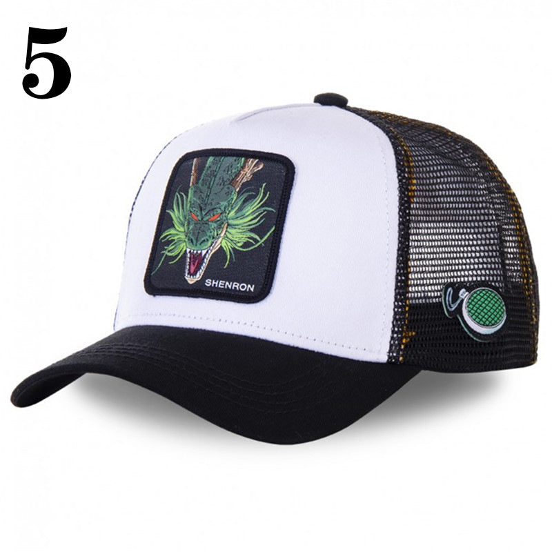 Department Store - Dragon Ball Naruto 41 All Styles Buckle Back Cotton Baseball Cap Men's Women's Hip Hop Dad Hat Trucker Mesh Cap