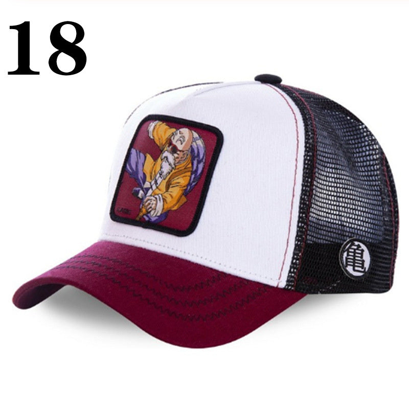 Department Store - Dragon Ball Naruto 41 All Styles Buckle Back Cotton Baseball Cap Men's Women's Hip Hop Dad Hat Trucker Mesh Cap