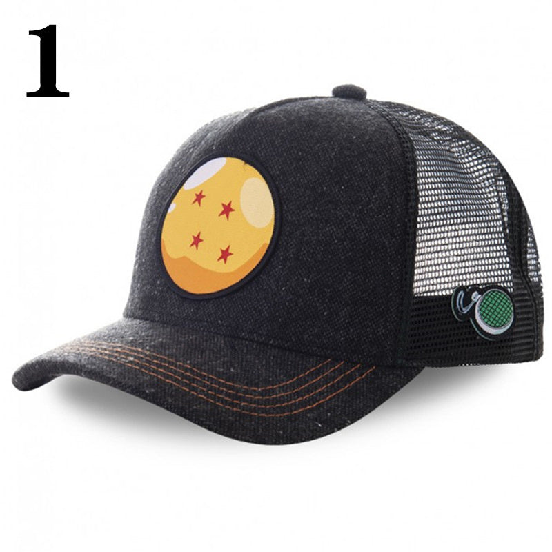 Department Store - Dragon Ball Naruto 41 All Styles Buckle Back Cotton Baseball Cap Men's Women's Hip Hop Dad Hat Trucker Mesh Cap