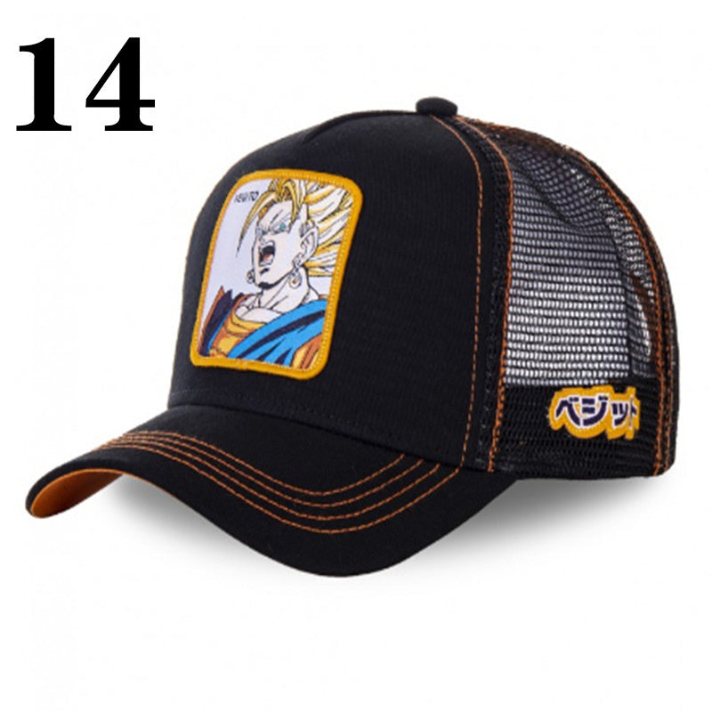 Department Store - Dragon Ball Naruto 41 All Styles Buckle Back Cotton Baseball Cap Men's Women's Hip Hop Dad Hat Trucker Mesh Cap