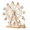 Department Store - New Wooden Diy Assembled Three-Dimensional Puzzle Model Pumpkin Car Ferris Wheel Carousel Sailboat Creative Assembly Ornaments