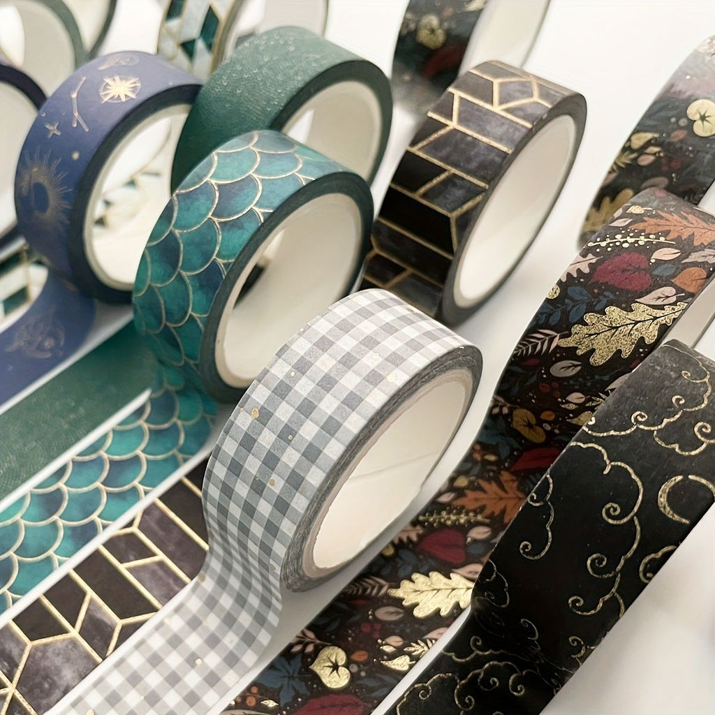 Department Store - 3pcs, Creative Single Pack Hot Stamping And Paper Tape Hand Account Tape Hand Account Tape DIY Decorative Masking Tape,Upgrade Transparent Glue Paste Transparent Liquid Fusion Fabric Glue