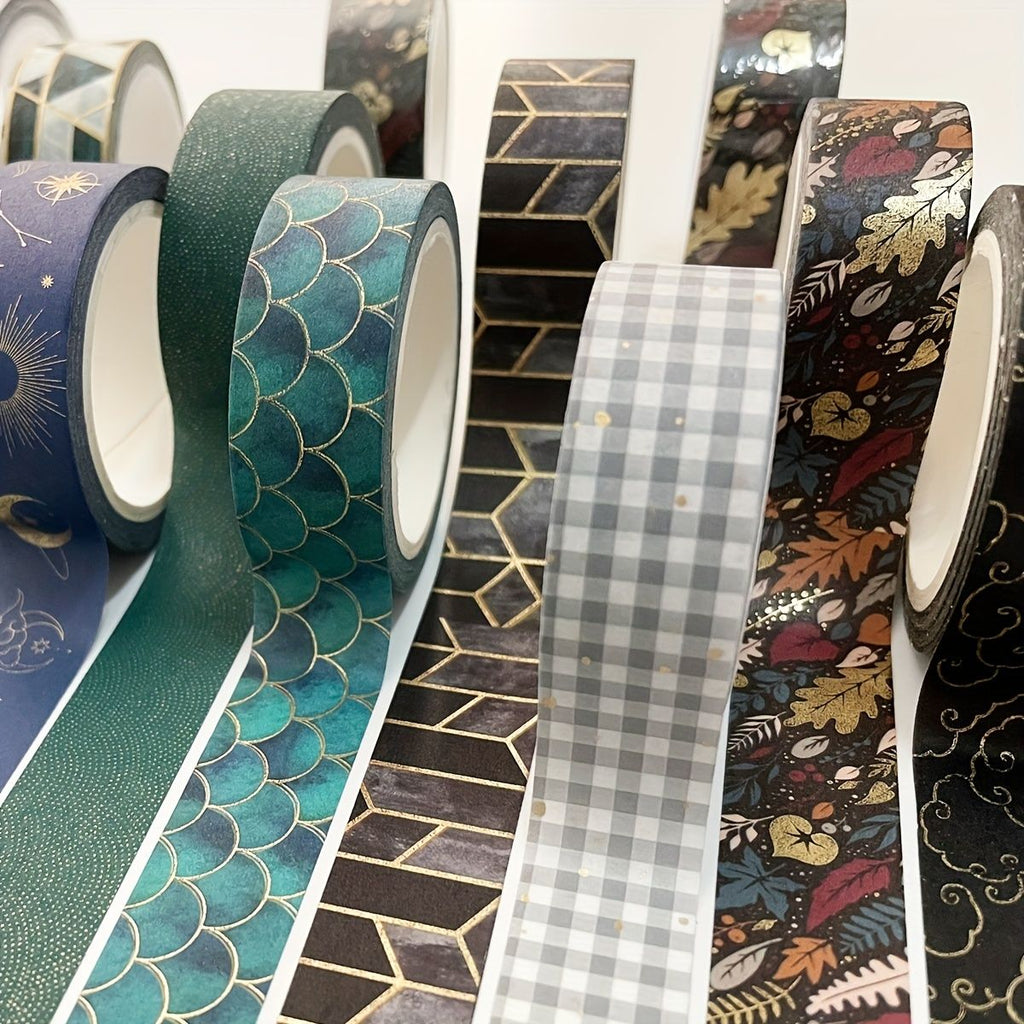 Department Store - 3pcs, Creative Single Pack Hot Stamping And Paper Tape Hand Account Tape Hand Account Tape DIY Decorative Masking Tape,Upgrade Transparent Glue Paste Transparent Liquid Fusion Fabric Glue