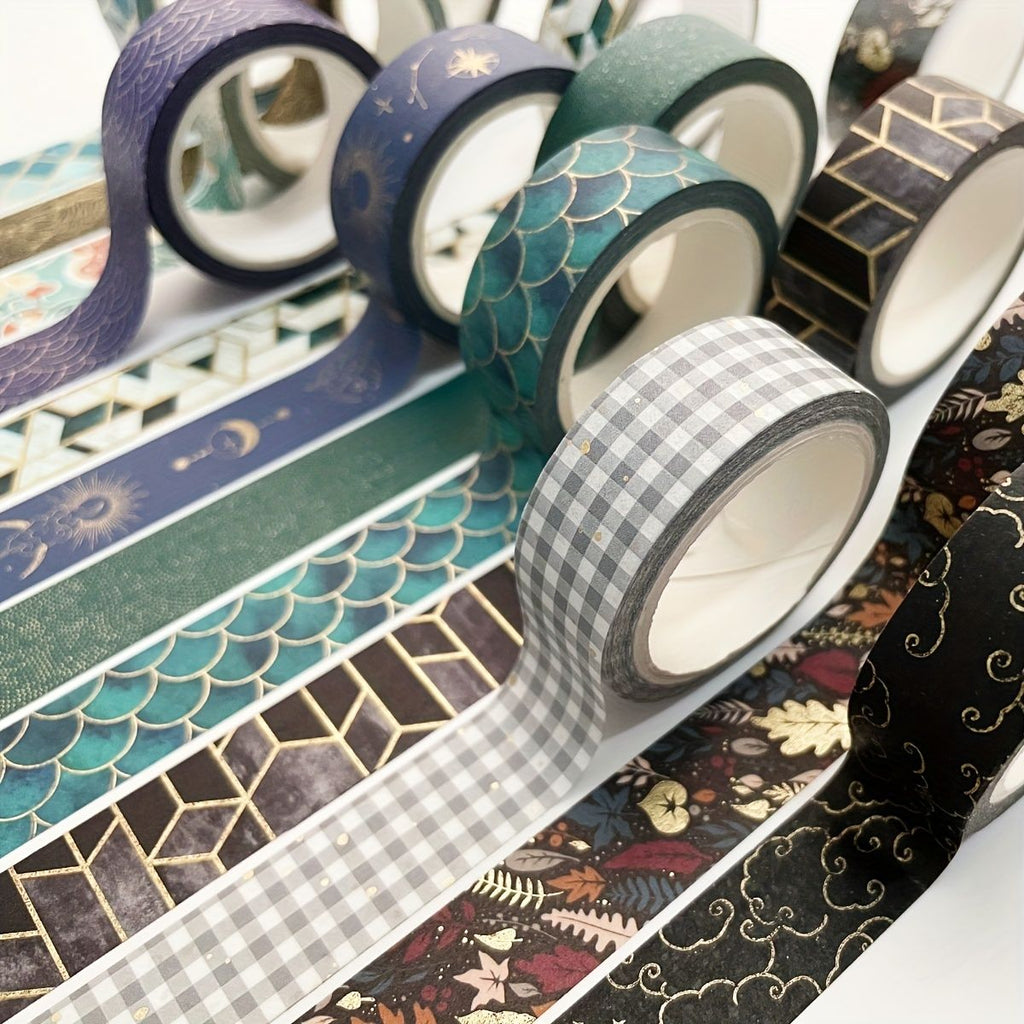 Department Store - 3pcs, Creative Single Pack Hot Stamping And Paper Tape Hand Account Tape Hand Account Tape DIY Decorative Masking Tape,Upgrade Transparent Glue Paste Transparent Liquid Fusion Fabric Glue