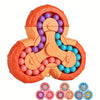 Sensuality Emporium - 1pc, Rubik's Cube Toys, Puzzle Double-sided Rolling Beads Six-sided Rotation, Blue Pink Orange Interoperable Magic Beans, Decompression Intelligence Fingertip
